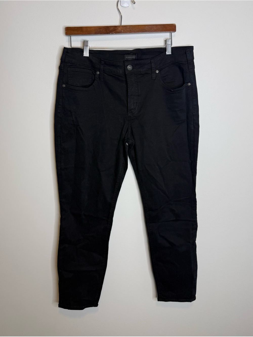 Silver Jeans Co. Most Wanted Skinny, black jeans  size 34